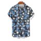 thumbnail image 5 of Mens Casual Manga Corta Botón Abajo Camisas, Cuello de Vuelta Impresión para el Verano, Al Aire Libre Y Desgaste Casual, 5 of 8