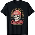 thumbnail image 1 of Hot Rod Costum Garage Skeleton Old School Racing Skull Camiseta, 1 of 2
