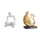 thumbnail image 1 of Figura de pensador abstracto,Estatua de pensador abstracto,decoración para el hogar,Figura humana decorativa para oficina,coleccionable,estatua de resina de cisne,Figuras de, 1 of 8
