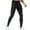 Black, variant on Men Legging Pants Running Tights Pockets Sports Gmy Pants Black