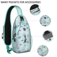 thumbnail image 2 of Crossbody Sling Backpack for Women Men Boat Shoulder Sling Crossbody Casual Chest Bag for Travel Sports Running Hiking, 2 of 6