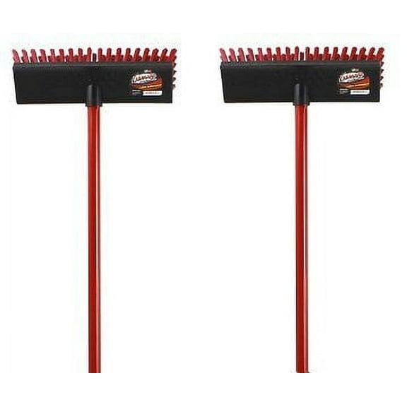 Libman CO 547 Floor Deck Scrub Brush and Handle 2-Pack