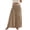 Khaki, variant on Bxsruta Womens Maxi Skirt Flowy Long Skirt Casual Boho Summer Beach Skirts