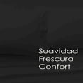 thumbnail image 4 of Juego de Sabanas Kyuden Home Tacto Algodón Negro Matrimonial, 4 of 6