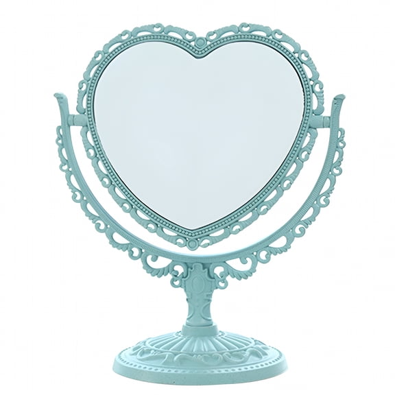 ACDANC Makeup Mirror, Tabletop Vanity Mirror Double Sided Magnifying Makeup Mirror with 360 Degree Rotation