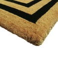 thumbnail image 4 of Heavy Duty Coir Door Mat Thin Double Picture Frame, Monogram F - Black 30" x 48", 4 of 5