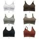 thumbnail image 3 of Sonducket Sujetador deportivo para mujer, Sujetador deportivo acolchado sin costuras, Sujetador deportivo para correr, gimnasio, ropa interior deportiva, Ropa interior negro, 3 of 8