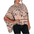 thumbnail image 2 of Summer Saving Wycnly Womens Tops Dressy Casual Fashion Batwing Sleeve Loose Fit Lightweight Comfy Pullover Shirts Summer Elbow-Length Crewneck Tops Solid Blouse Khaki s, 2 of 7