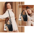 thumbnail image 2 of Bolso SimYeer Satchel Monederos de piel para mujer, 2 of 6