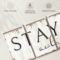 thumbnail image 6 of Elephant Stock Stay Awhile Typography Wall Sign Wall Art - Horizontal Multi Panel Canvas - Living Room Wall Decor - Wall Signs Multi Panel - Beige And Brown Decor - 80" x 39", 6 of 8