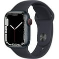 thumbnail image 1 of Pre-Owned Apple Watch Series 7 Aluminum 41 mm (GPS + Cellular) Midnight Black (Grade A), 1 of 3