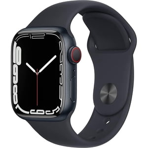 D'origine Apple montre Series 7 Aluminium 41 mm (GPS + Cellulaire) Midnight Noir (classe A)