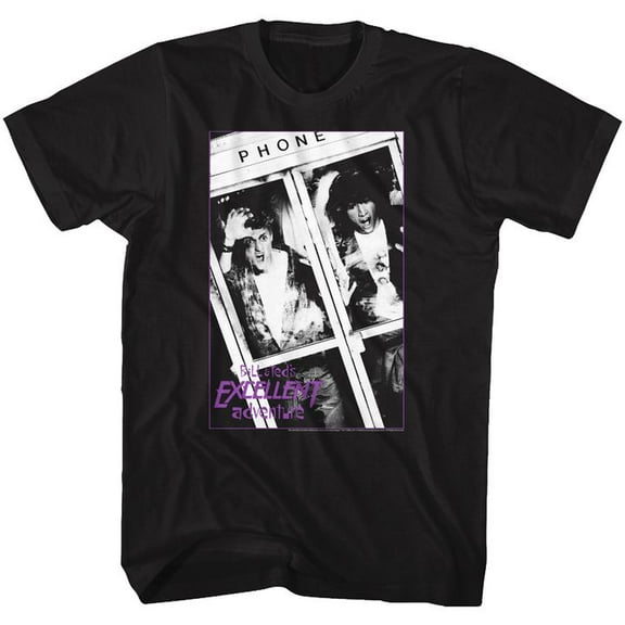 Bill And Ted Bnnt Black Adult T-Shirt 5Xl