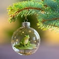 thumbnail image 3 of Cheapark Exquisite 3D Spherical Christmas Frog Ornament - Round Hanging Decor For Home Tree & Mantel Indoor Holiday Festive Gift 2025, 3 of 6