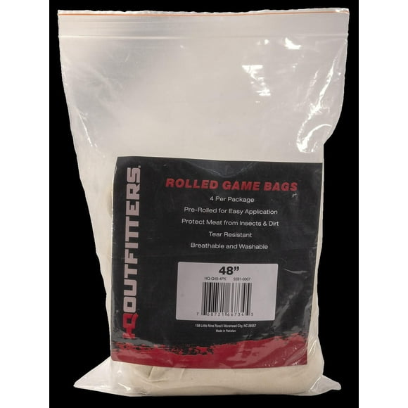 HQ Outfitters HQ-Q48-1PK Rolled Quarter Bag, 48", breathable, 4 Pack