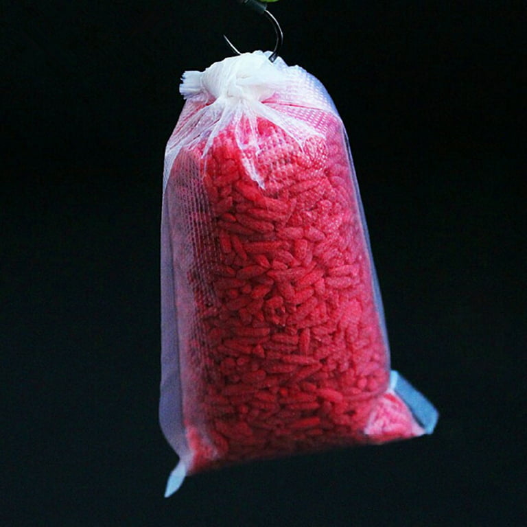 50pcs 5 Sizes PVA Carp Fishing Bags Soluble for Boilie Rig Solid S Carp Fishing Equipment - 6X12CM, Size: As described, Other