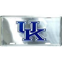 Kentuckty Wildcats Deluxe Silver Novelty License Plate by Hangtime