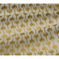 thumbnail image 4 of oneOone Cotton Jersey Dark Mustard Fabric Floral Block Quilting Supplies Print Sewing Fabric By The Yard 58 Inch Wide, 4 of 4