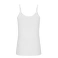 thumbnail image 3 of JIUKE Plus Size Tank Tops for Women Adjustable Spaghetti Strap Camisole Top Base Layer Slim Fitted Undershirts, 3 of 6