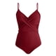 thumbnail image 2 of Gibobby Traje de baño de una pieza Wrap Up Baño Mujer Monokini Traje de baño Cintura Traje Empuje Traje de baño Traje de baño Trajes de baño(Vino,CH), 2 of 4