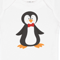 thumbnail image 4 of Inktastic Cute Penguin, Penguin With Red Bow Tie Boys or Girls Baby Bodysuit, 4 of 5