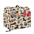 thumbnail image 2 of FOR U DESIGNS Dachshund Daisy Stand Mixer Cover All-Season Mixer Dust Covers Multi Pockets for Stand Mixer or Coffee Maker Dust Cover with Top Handle and Pocket - L, 2 of 8