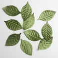 thumbnail image 3 of 100 Pieces Artificial Rose Leaf Fake Leaves Silk Party Decoration Green, 3 of 10