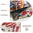 thumbnail image 6 of Independence Day Entryway Rug 2'x3'&nbsp; Non Slip Front Door Mats, Cow Patriotic Usa Flag Firework Floral Entrance Rugs Indoor Outdoor Carpet, Washable Floor Mats Small Area Rug for Bedroom Kitchen, 6 of 8