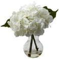 thumbnail image 1 of Hortensia en Fleurs avec Arrangement Vase, 1 of 2