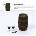 thumbnail image 3 of TAILTOSS Miniature Furniture Mini Beer Barrel Alloy 1 Set Train Model Building, 3 of 8