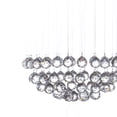 thumbnail image 2 of Candil de Cristal Cortado Gamalux Williams Krystal Esfera Partida 5 Luces, 2 of 5