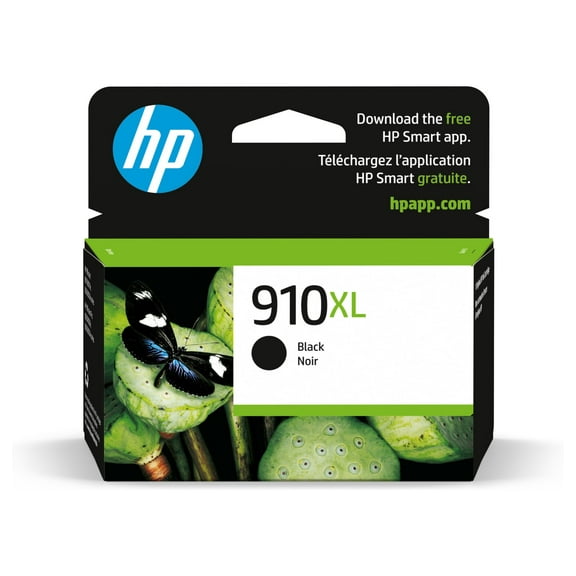 HP 910XL High Yield Black Original Ink Cartridge, ~720 pages, 3YL65AN#140