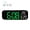 Green, variant on TIMESS Digital Alarm Clock Tabletop with Date Temp, LED Bedroom Clock, Dual Alarm, USB Powered, Battery Backup