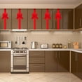 thumbnail image 3 of Guardoinrt Infuse Kitchen With Christmas Spirit With Cabinet Bows Easy To Clean And Maintain Cabinet Bows For Kitchen Christmas red 6pcs, 3 of 6