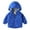 Blue, variant on Otqutp 1-6 Years Toddler Boys Windbreaker Casual Outerwear Kids Fashion Lightweight Zip Hooded Jacket Baby Cute Dust Coat(Blue,2-3 Years)