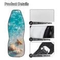 thumbnail image 5 of Uourmeti Beach Starfish, Full Wrapping Edge Easy to Install Car Seat Covers Waterproof Auto Seat Protector for Automobile, 5 of 12
