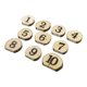 thumbnail image 2 of 1-10 Números Letreros de madera Número de mesa de boda Números de mesa de Yuyangstore signos de stand de número, 2 of 8