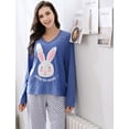 thumbnail image 3 of Richie House Women's Soft and Warm Polar Fleece Pajama Set RHW2775, 3 of 7