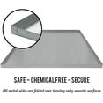 thumbnail image 3 of Heavy Duty Multipurpose Replacement Metal Pan Tray - Galvanized - Rust & Crack Proof - Several for Pet Crates, Grease Trap and Others, 3 of 6