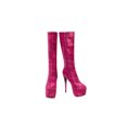 thumbnail image 3 of UKAP Bottes à Talons Hauts Imprimé Léopard pour Femmes Antidérapantes Bout Pointu Stiletto Rose Rouge 8, 3 of 8