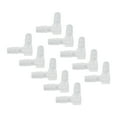 thumbnail image 4 of 10 piezas de codo de manguera de plástico de 90 grados, adaptador de unión de púas iguales en forma de L para acuario de 6 mm, 4 of 14