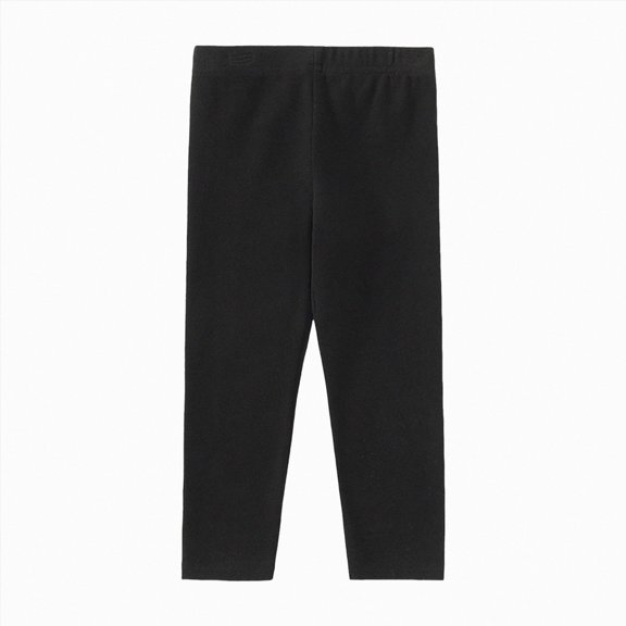 NIEWTR Baby Toddler and Kids Organic Cotton Leggings Girls and Boys Clothing Girls Athletic Leggings Kids Dance Workout Running Yoga Pants (A-Black,7-8 Years)