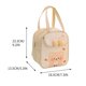 thumbnail image 5 of Bolsa de Almuerzo Portátil, Bañera de Aluminio, Bolsa de Almuerzo Estudiantil, Impermeable, Resistente al Calor, para Oficina, para Viaje, Bolsa de Almuerzo Grande, con Aislamiento Térmico,, 5 of 7
