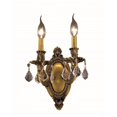 thumbnail image 1 of Elegant Lighting Rosalia 9" 2 Light Spectra Crystal Wall Sconce, 1 of 1