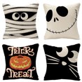 thumbnail image 2 of Halloween Throw Pillow4 Pack Pillowcase -18*18"Halloween Throw Pillow Covers- popular home accessories, 2 of 4