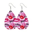 thumbnail image 1 of Pendientes para mujer, regalos para mujer, pendientes para mujer, pendientes de fiesta con forma de lágrima y corazón, regalo de San Valentín, pendientes para mujer., 1 of 3