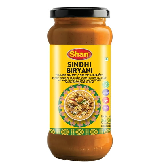 Shan Cooking Sauce Sindhi Biryani 6X350G, Shan Cooking Sauce Sindhi Biryani 6X350G