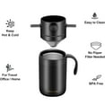thumbnail image 3 of Shoreew Foldable Portable Coffee Filter Coffee Maker Stainless Steel Drip Coffee Tea Holder Reusable Paperless Pour Over Coffee Dripper for Travel And Home Brewing, 3 of 7