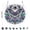 Multicolor O, variant on Guodhu 100 Pieces Mixed Material Puzzle Sun Catcher Hanging 7.4 Inch Acrylic 3D Crystal Puzzle Rainbow Maker for Window Wall Art Bedroom Living Room(Multicolor W)