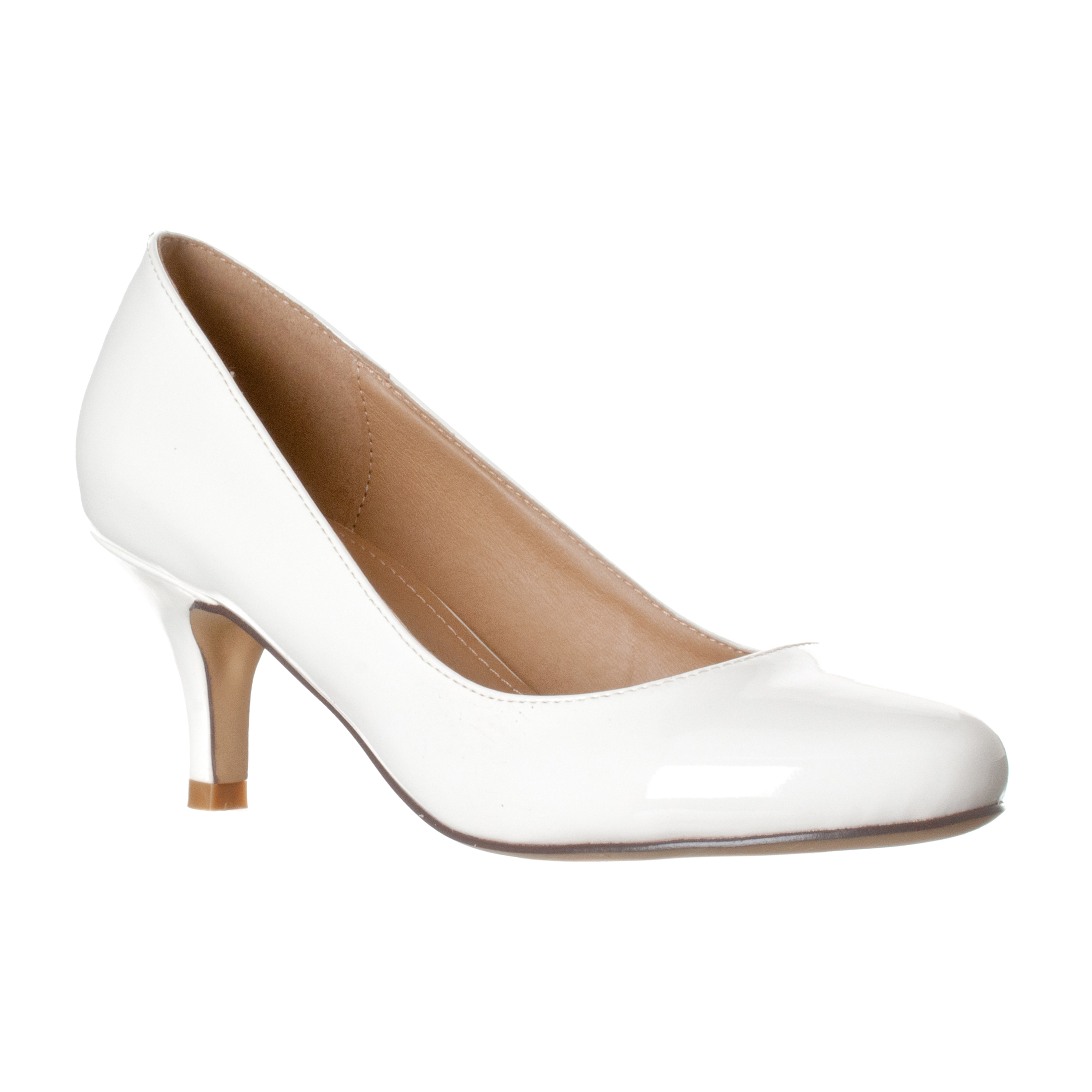 round toe kitten heels